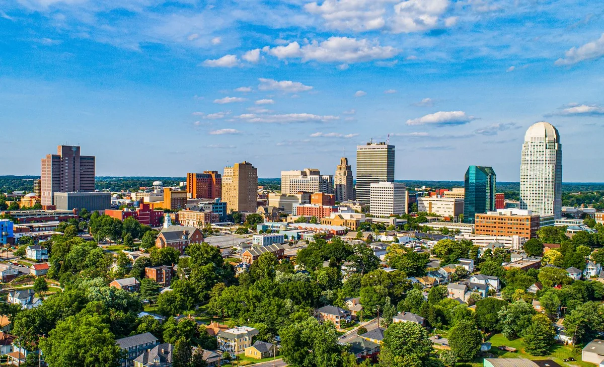 Downtown Winston-Salem skyline