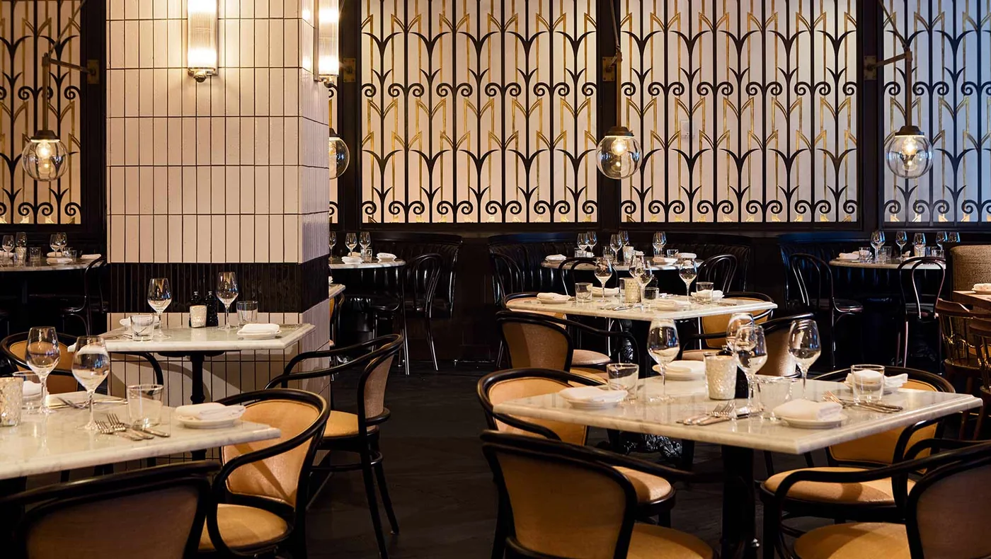 The Katharine dining room at the Kimpton Cardinal